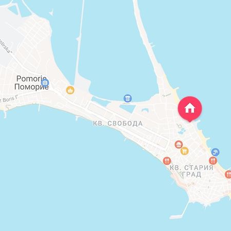 Sea View Apartment With Free Parking Pomorie Exteriör bild